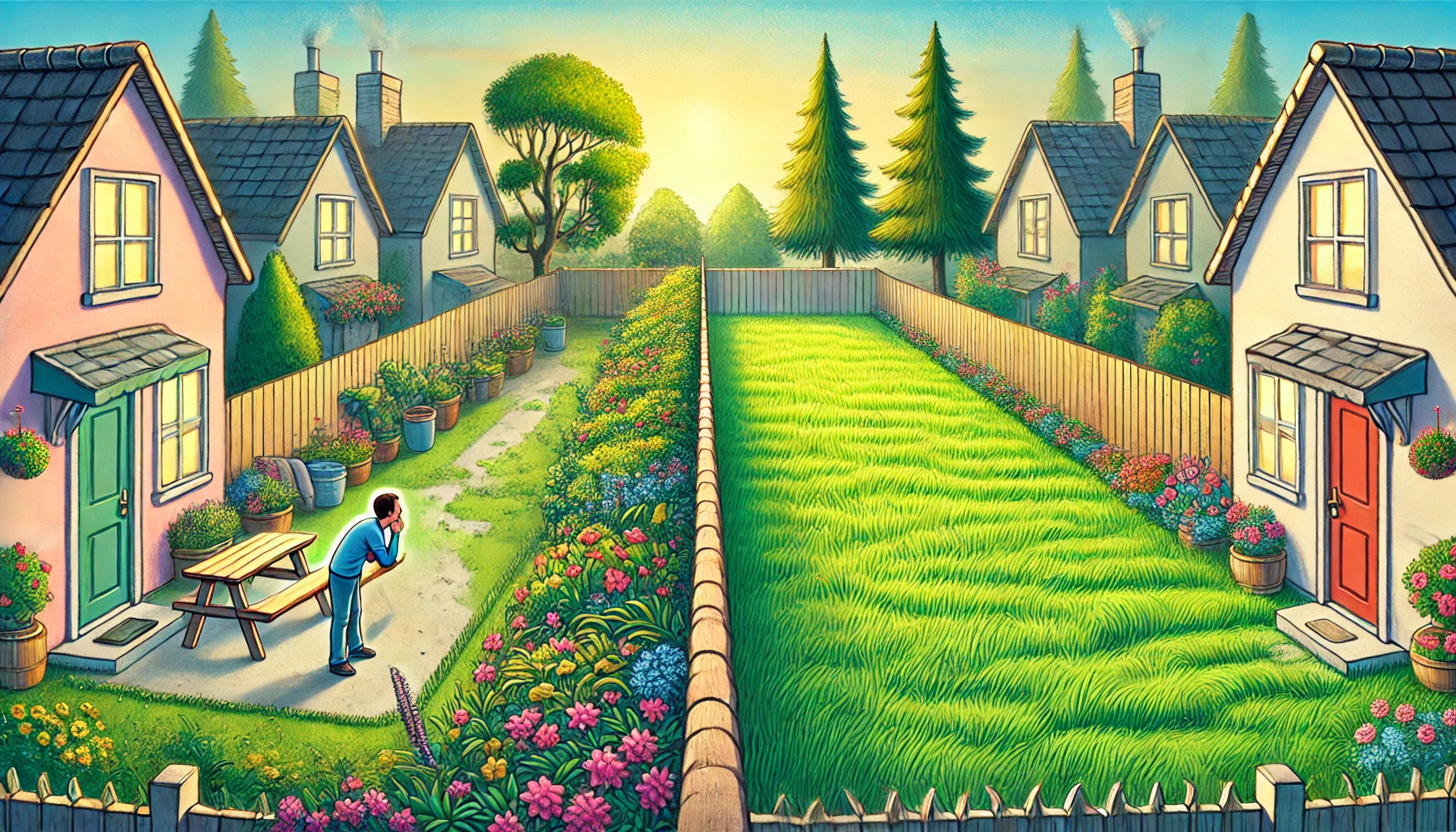 A Grama do Vizinho: Reflexões sobre Inveja e Felicidade Material